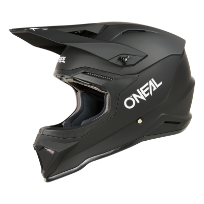 Κράνος μηχανής motocross O'NEAL 1SERIES SOLID BLACK V.24