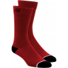 Κάλτσες ποδηλασίας 100% SOLID RED
