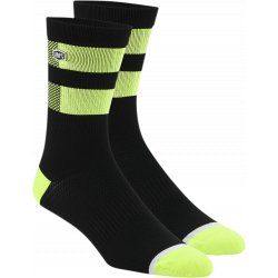 Κάλτσες ποδηλασίας 100% FLOW YELLOW Κάλτσες ποδηλασίας 100% FLOW YELLOW