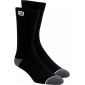 Κάλτσες ποδηλασίας 100% SOLID BLACK  thumb