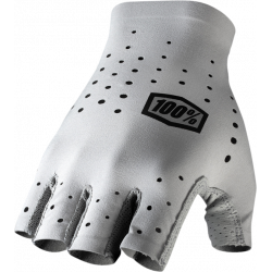 Γάντια ποδηλασίας 100% SLING SHORT FINGER WHITE