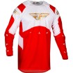 Μπλούζα motocross FLY RACING Evolution DST Podium- Red/White/Iridium Red thumb