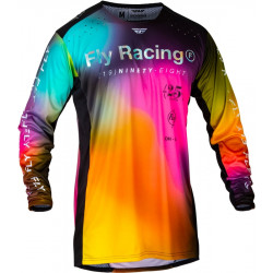 Μπλούζα motocross FLY RACING Lite Legacy L.E.- Fuschia/Electric Blue/Hi-Vis