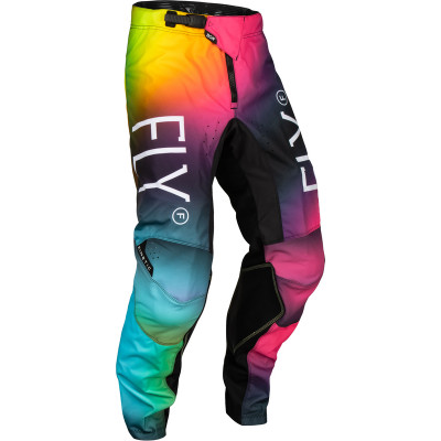 Παιδικό παντελόνι motocross FLY RACING Kinetic Prodigy-Fuschia/Electric Blue/Hi-Vis