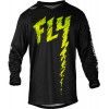Παιδική μπλούζα motocross FLY RACING F-16 Riding - Black/Neon Green/Light Grey