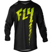 Παιδική μπλούζα motocross FLY RACING F-16 Riding - Black/Neon Green/Light Grey thumb