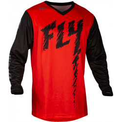 Παιδική μπλούζα motocross FLY RACING F-16 Riding - Red/Black/Grey