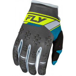 Παιδικά γάντια μηχανής FLY RACING Kinetic Prix- Charcoal/Hi-Vis