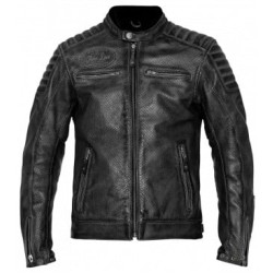 Δερμάτινο μπουφάν μηχανής JOHN DOE STORM PERFORATED BLACK