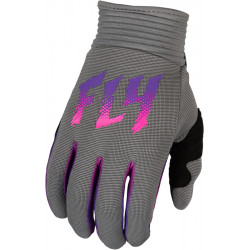 Παιδικά γάντια μηχανής FLY RACING F-16- Grey/Pink/Purple