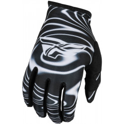 Παιδικά γάντια μηχανής FLY RACING Lite Warped- Black/White Παιδικά γάντια μηχανής FLY RACING Lite Warped- Black/White