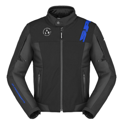 Μπουφάν μηχανής SPIDI CORSA TEX BLACK/BLUE Μπουφάν μηχανής SPIDI CORSA TEX BLACK/BLUE