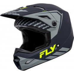 Παιδικό κράνος μηχανής FLY RACING Kinetic Menace - Matte Grey/Hi-Vis Παιδικό κράνος μηχανής FLY RACING Kinetic Menace - Matte Grey/Hi-Vis
