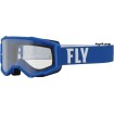 Παιδική μάσκα μηχανής motocross FLY RACING Focus Blue/White - Clear Παιδική μάσκα μηχανής motocross FLY RACING Focus Blue/White - Clear thumb