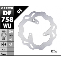 Πίσω δισκόπλακα μοτοσυκλέτας Galfer WAVE FIXED 200x4mm DF758WU Πίσω δισκόπλακα μοτοσυκλέτας Galfer WAVE FIXED 200x4mm DF758WU