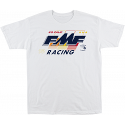 Μπλούζα μηχανής FMF TEE RETRO WH Μπλούζα μηχανής FMF TEE RETRO WH
