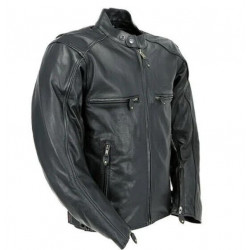 Δερμάτινο μπουφάν μηχανής ARMR HIRO BLACK