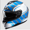 Κράνος μηχανής HJC C70N HOLT WHITE/BLUE