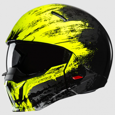 Κράνος μηχανής HJC i20 FURIA BLACK/NEON YELLOW
