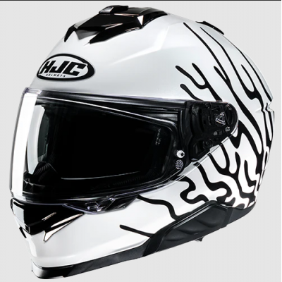 Κράνος μηχανής HJC i71 CELOS WHITE/BLACK/GREEN