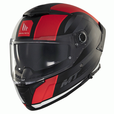 Κράνος μηχανής MT THUNDER 4 SV TREADS B5 MATT GREY/RED