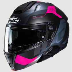 Κράνος μηχανής HJC i91 CARST GRAY/PINK