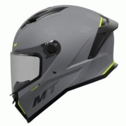 Κράνος μηχανής MT STINGER 2 SOLID A12 GLOSS GREY