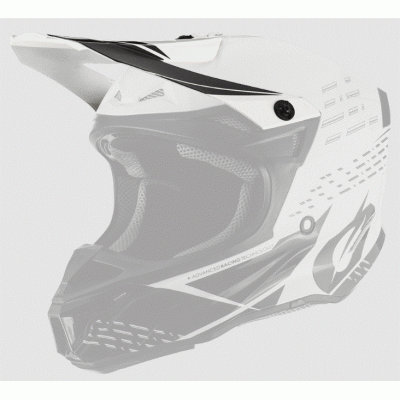 Γείσο για κράνος O'NEAL 5SRS POLYACRYLITE HELMET TRACE BLACK/WHITE
