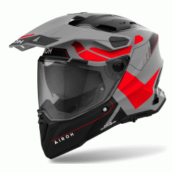 Κράνος μηχανής AIROH COMMANDER 2 REVEAL RED FLUO MATT