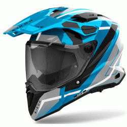 Κράνος μηχανής AIROH COMMANDER 2 MAVICK CERULEAN BLUE Κράνος μηχανής AIROH COMMANDER 2 MAVICK CERULEAN BLUE