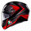 Κράνος μηχανής AGV K3 STRIGA BLACK/GREY/RED thumb