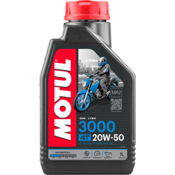 Λάδι μηχανής MOTUL 3000 4T 20W-50 - 1 λίτρο