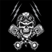 Μπαντάνα αναβάτη FLYDANNA COTN BIKER SKULL thumb
