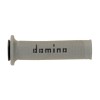 Χειρολαβές μοτοσυκλέτας DOMINO A010 Grips No Waffle Γκρι/Μαύρο