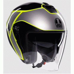Κράνος μηχανής AGV IRIDES DAVAO BLACK/GREY/YELLOW FLUO Κράνος μηχανής AGV IRIDES DAVAO BLACK/GREY/YELLOW FLUO