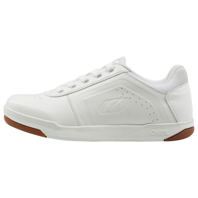 Παπο΄υτσια ποδηλασίας O'NEAL PINNED FLAT PEDAL WHITE