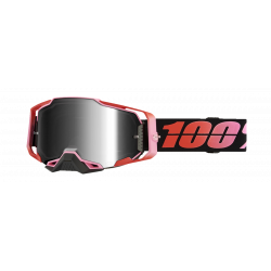 Μάσκα μηχανής motocross 100% ARMEGA GUERLIN MIRROR SILVER