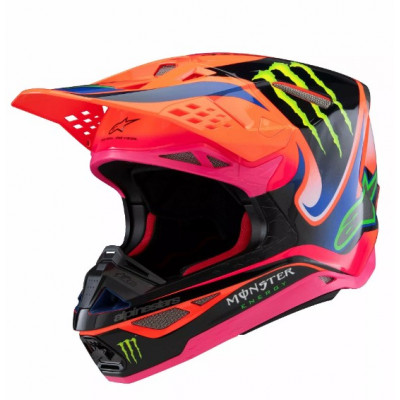 Κράνος μηχανής motocross ALPINESTARS SM10 Deegan OR/PU/PK
