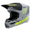 Παιδικό κράνος motocross ALPINESTARS SM3 RADIUM GY/BLK/YL thumb