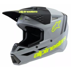 Παιδικό κράνος motocross ALPINESTARS SM3 RADIUM GY/BLK/YL