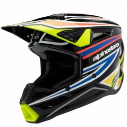 Παιδικό κράνος motocross ALPINESTARS SM3 WURX BLK/YL/B
