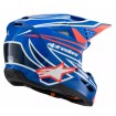 Παιδικό κράνος motocross ALPINESTARS SM3 WURX BLUE/RED/WT/BK thumb