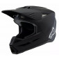 Παιδικό κράνος motocross ALPINESTARS SM3 SOLID BLACK thumb