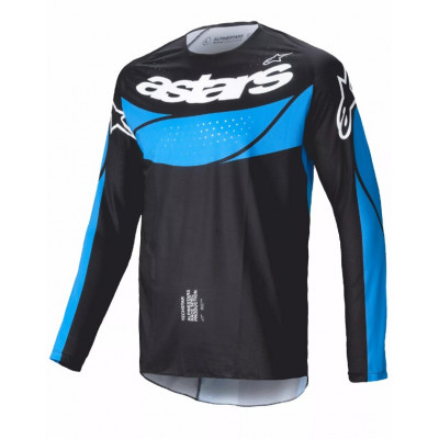 Μπλούζα μηχανής motocross Alpinestars TECHSTAR DREEM BLACK/BLUE