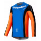 Μπλούζα μηχανής motocross Alpinestars TECHSTAR MELT ORANGE/BLUE thumb