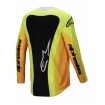 Μπλούζα motocross Alpinestars TECHSTAR MELT YELLOW/BLACK thumb