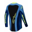 Μπλούζα motocross Alpinestars TECHSTAR MELT YELLOW/BLUE thumb