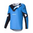 Μπλούζα motocross Alpinestars RACER VEIL BLUE/BLACK thumb