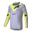 Μπλούζα motocross Alpinestars RACER VEIL GRAY/YELLOW thumb