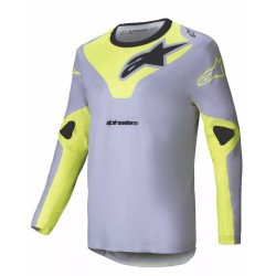 Μπλούζα motocross Alpinestars RACER VEIL GRAY/YELLOW Μπλούζα motocross Alpinestars RACER VEIL GRAY/YELLOW